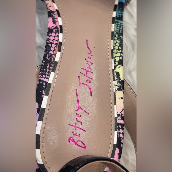 Betsey Johnson Pastel Jewel-Studded Heels - Picture 5 of 10